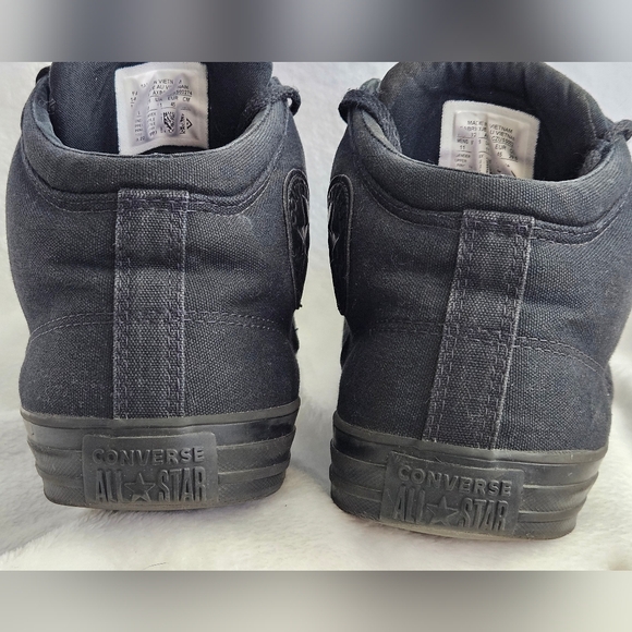 Converse All Black High-Top Sneakers - Picture 2 of 7